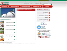 Tablet Screenshot of gas.pemex.com